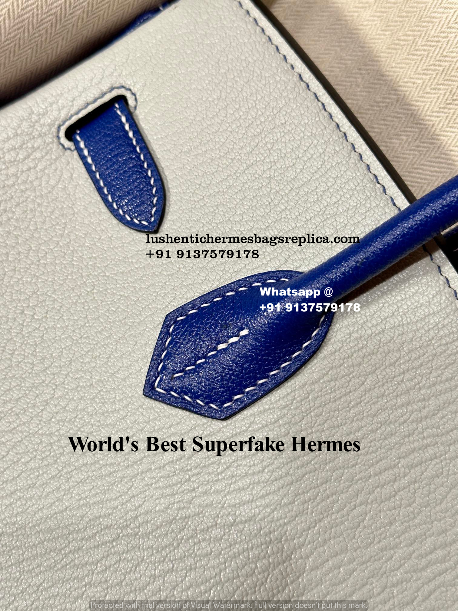  hand stitched fake birkin